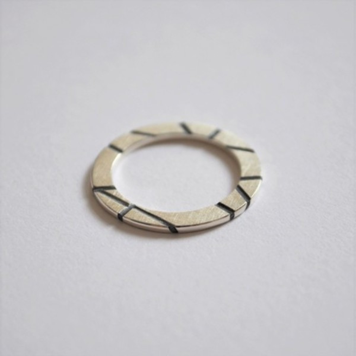 Ring "Vertieft" aus 925/- Silber von Doppelludwig