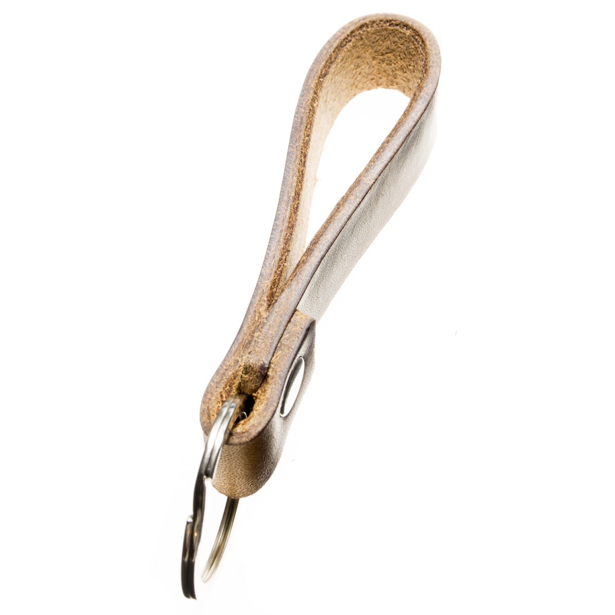 Schlüsselanhänger Fahrradschlüssel pflanzlich gegerbtes Leder Handmade in Germany mit Gravur/Prägung (Fahrrad - Symbol)
