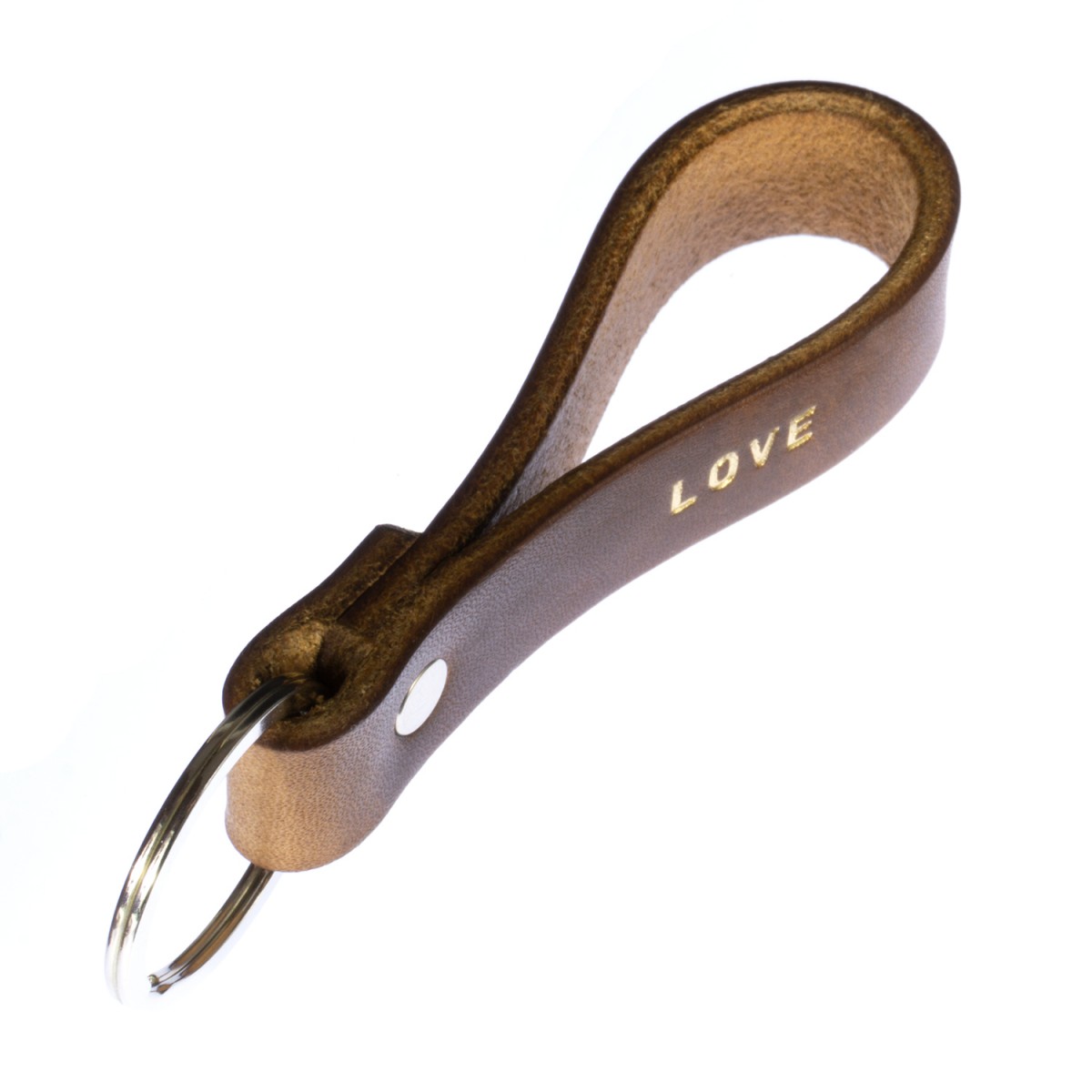 LIEBHARDT - LOVE Schlüsselanhänger aus Leder
Geschenkidee zum Jahrestag Gravur / Prägung pflanzlich gegerbt