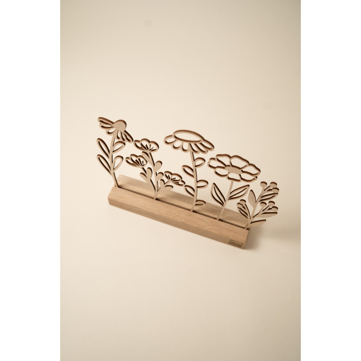 Geschenkbox Holzblumen