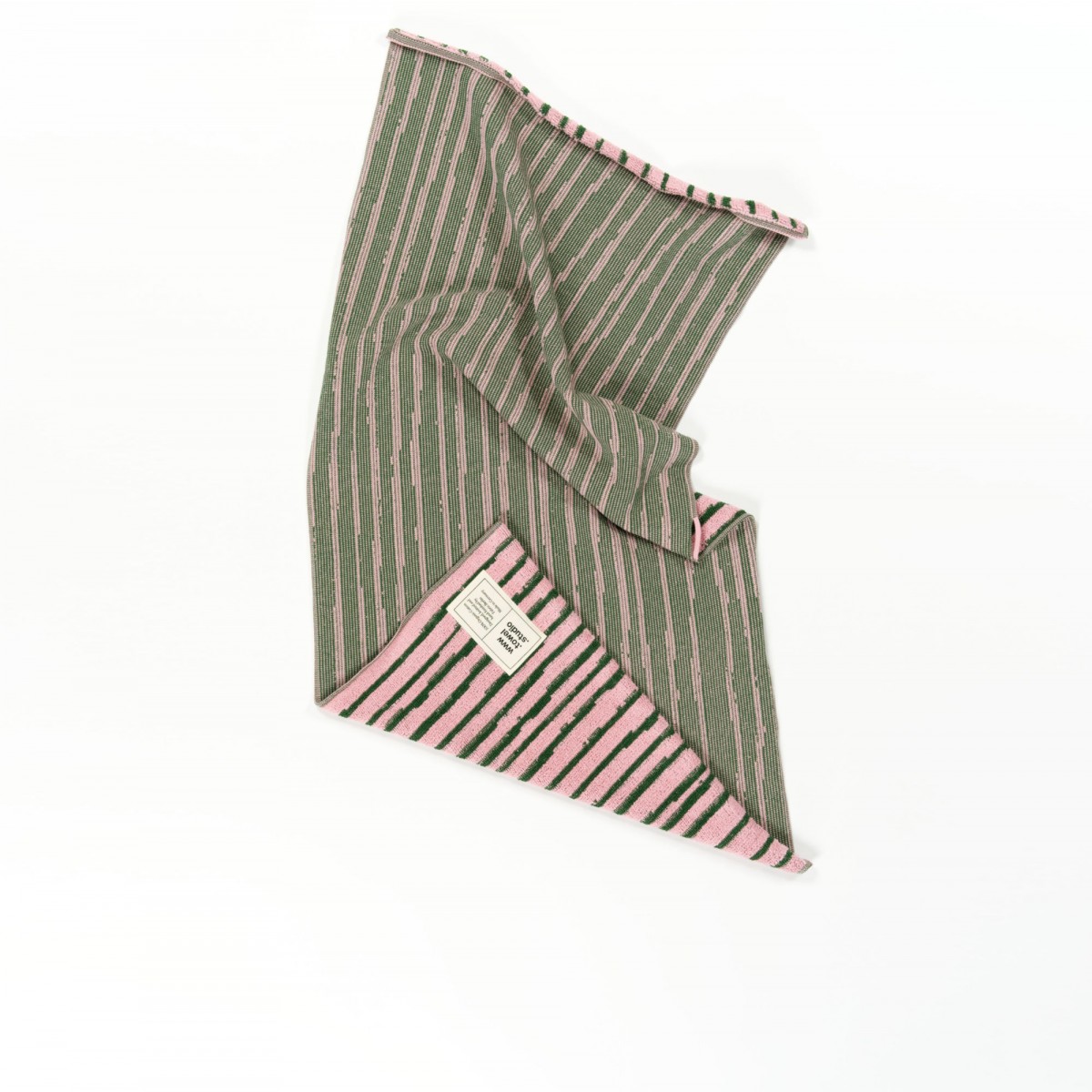 Towel.Studio | Stripe Handtuch | Pink & Green