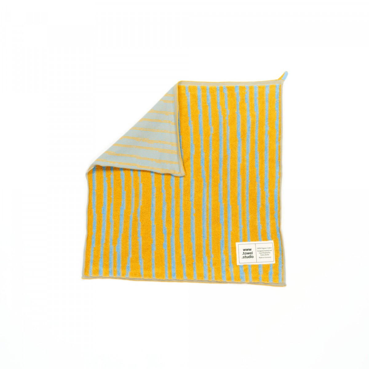 Towel.Studio | Stripe Küchenhandtuch | Caramel & Sky