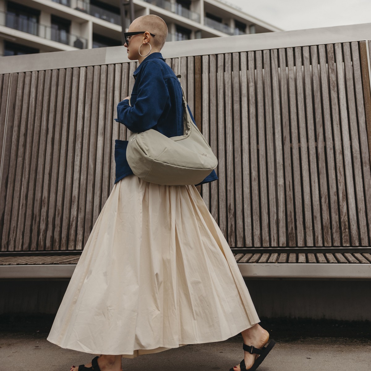 Onni I Moon Bag I kaala | pale olive