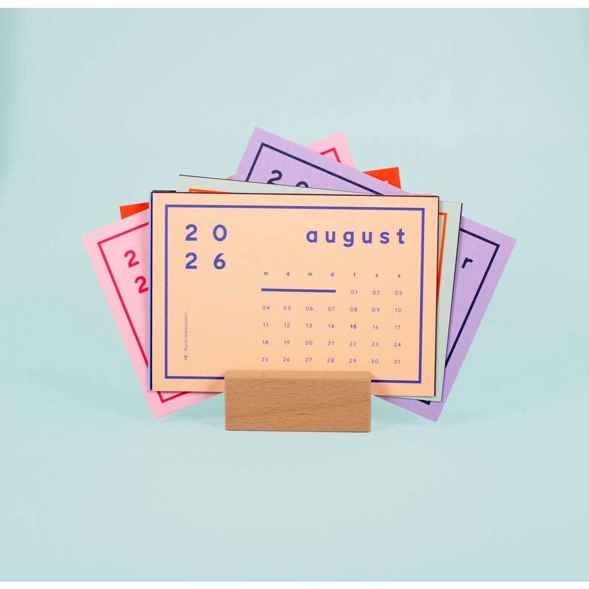 Postkartenkalender inkl. Kartenhalter / ab sofort / Frau Rippe