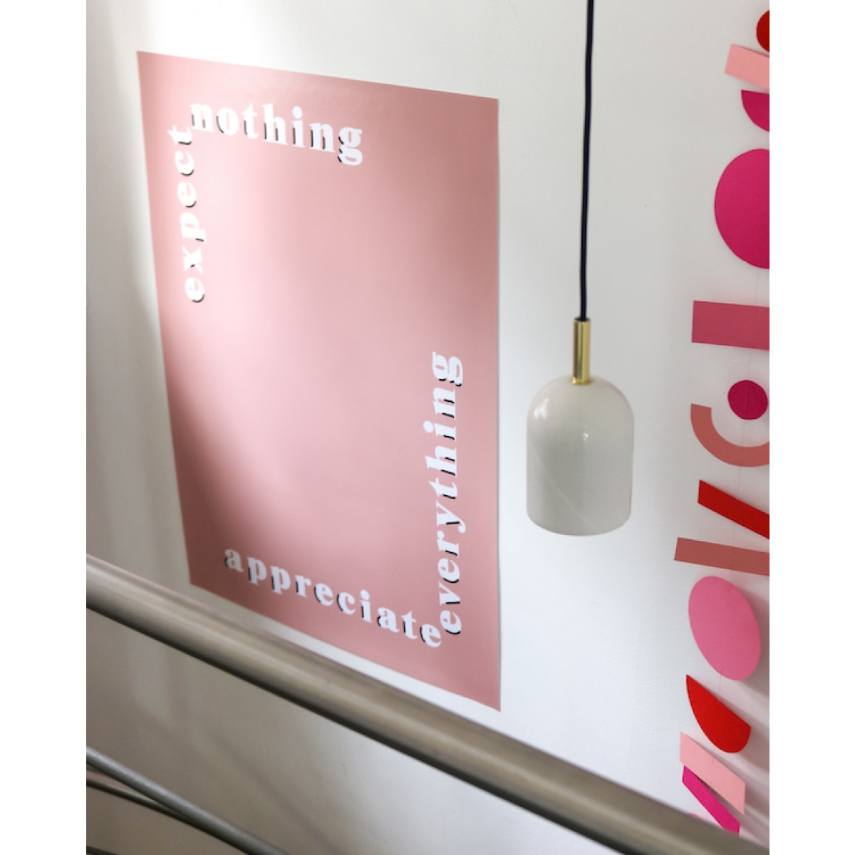 "expect nothing, appreciate everything"-Poster, Fine-Art-Print