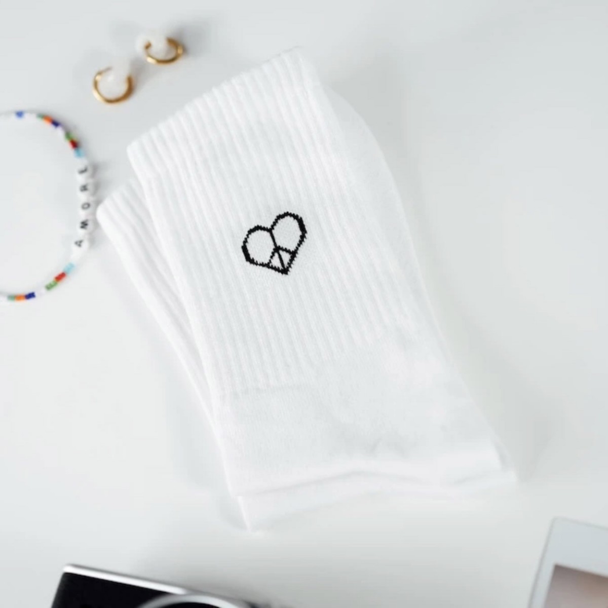 Socken love & peace - arrel