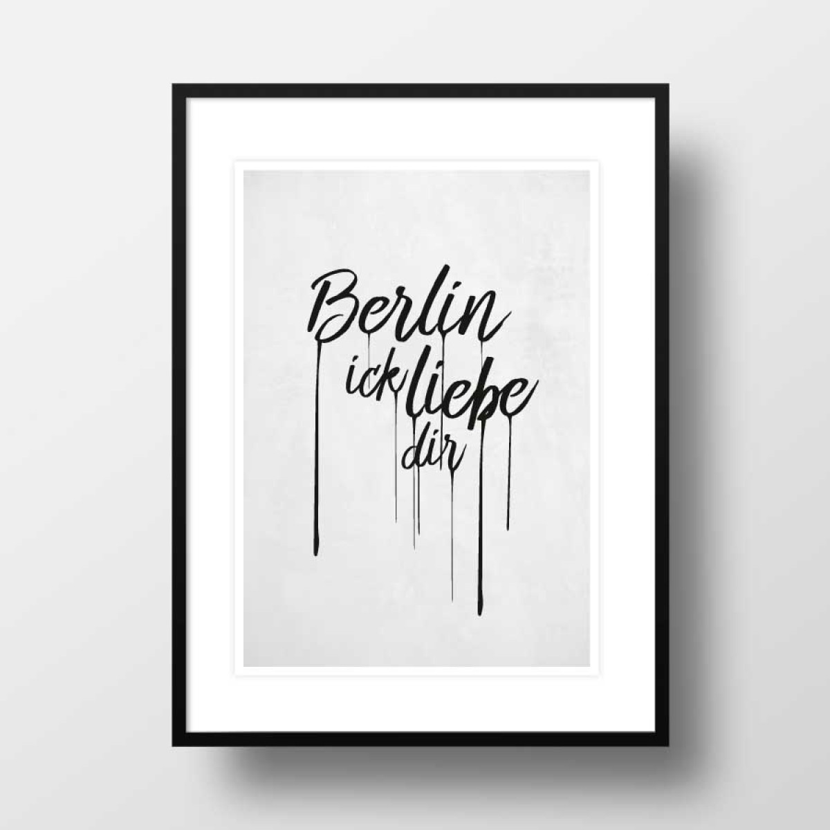 Amy & Kurt Berlin A3 Artprint "Berlin ick liebe dir"