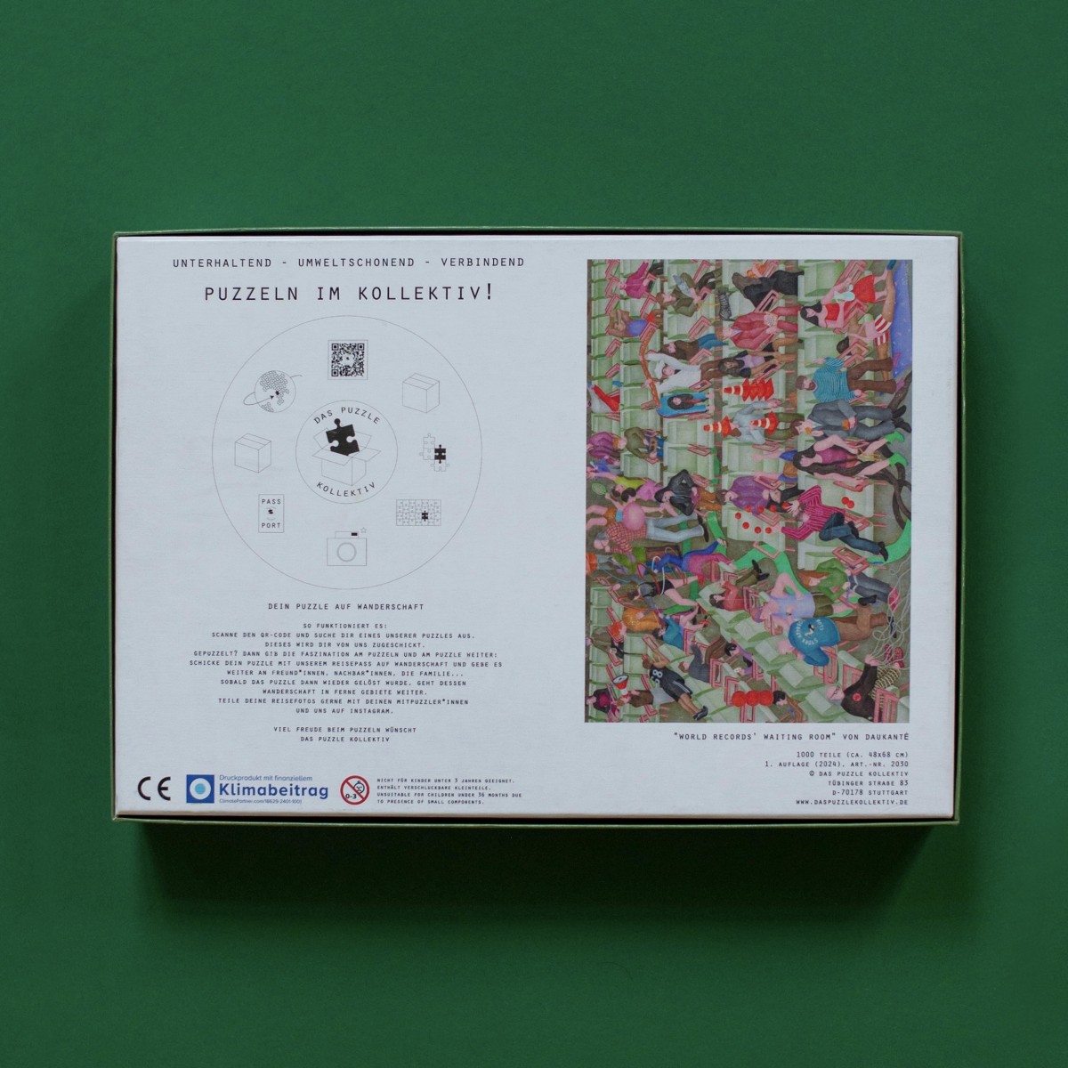 Das Puzzle Kollektiv - Puzzle "World Records' Waiting Room" 1000 Teile