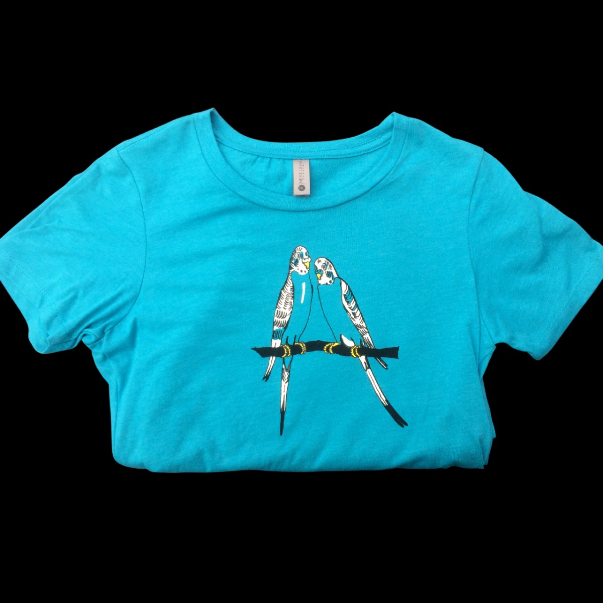 Print now - Riot later ● Budgies Blue T-Shirt