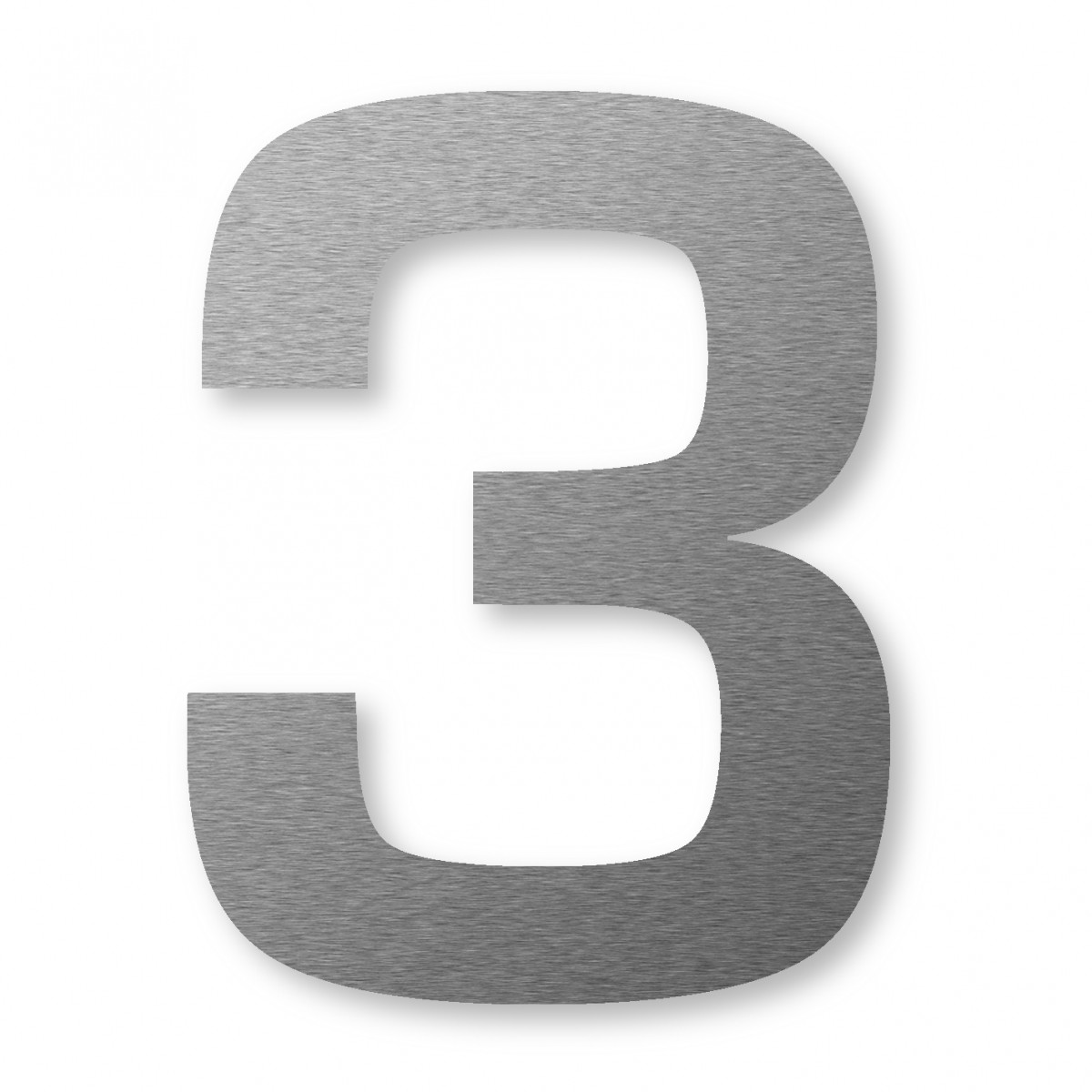 Keilbach Hausnummer Keilbach Hausnummer big.number.80 aus Edelstahl, Ziffernhöhe 8 cm