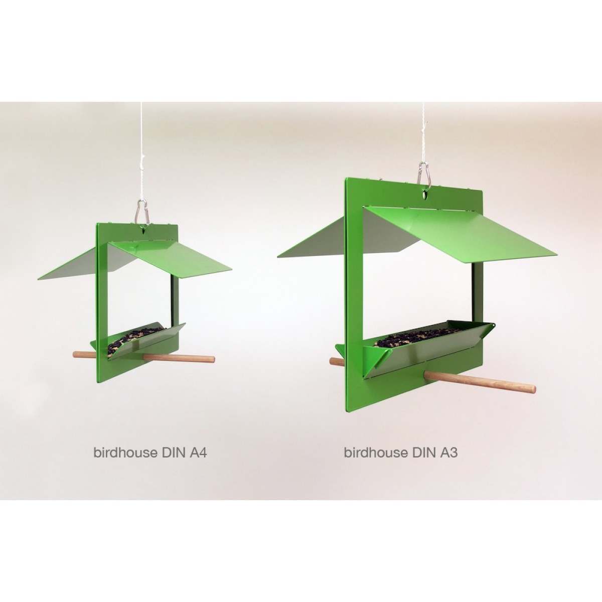 Olaf Riedel Vogelhaus - birdhouse DIN A4/DIN A3 grün