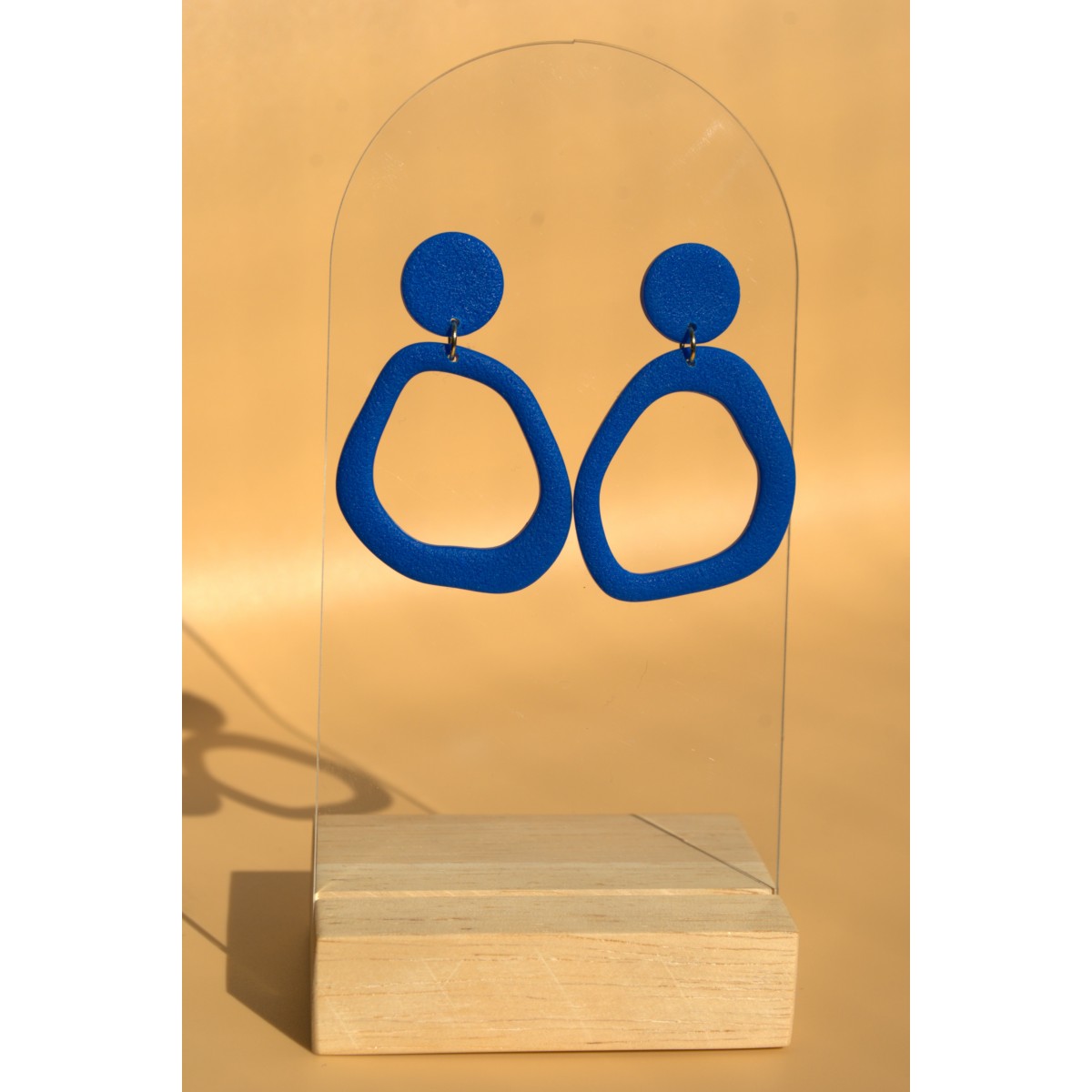 Ipanema | Blaue Statement-Ohrringe | Santoclay