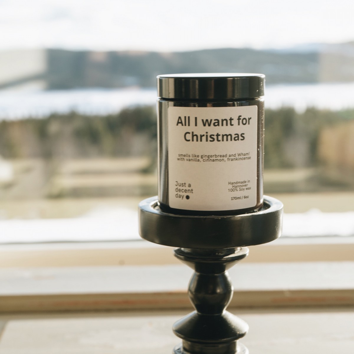 All I want for Christmas - Duftkerze - Handmade - Sojawachs