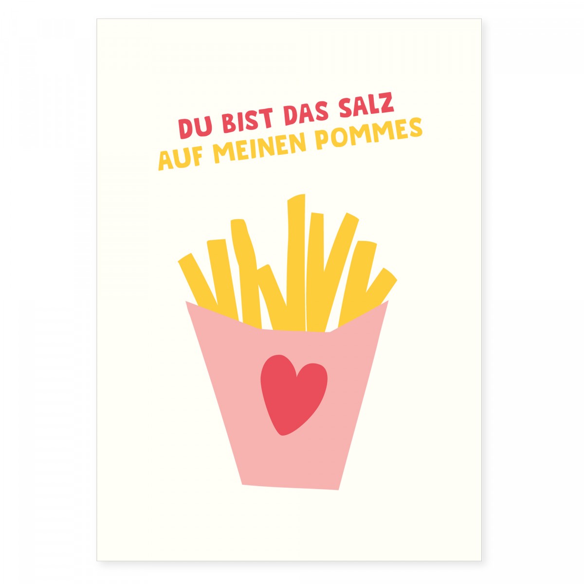 6er Set Postkarten mit Spruch aus Recyclingpapier