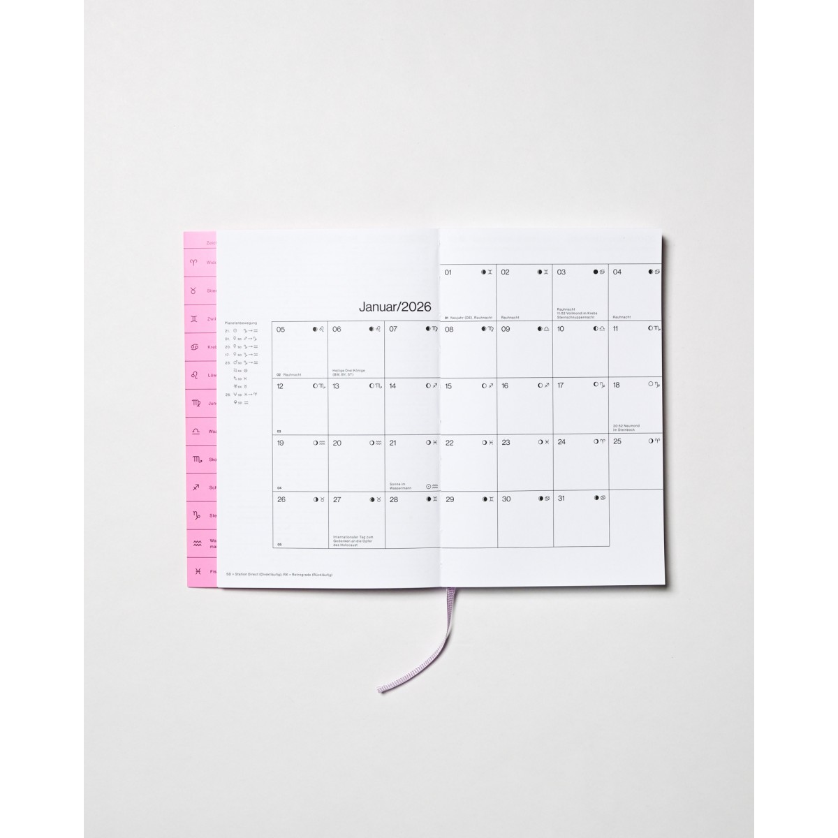 Mondkalender 2026 von Candrakala