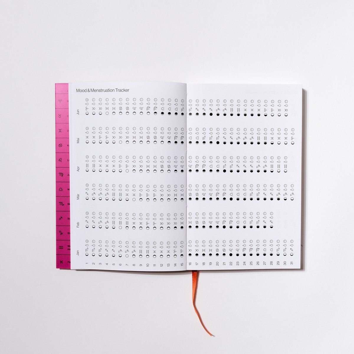 Mondkalender 2027 – Supernova Pink