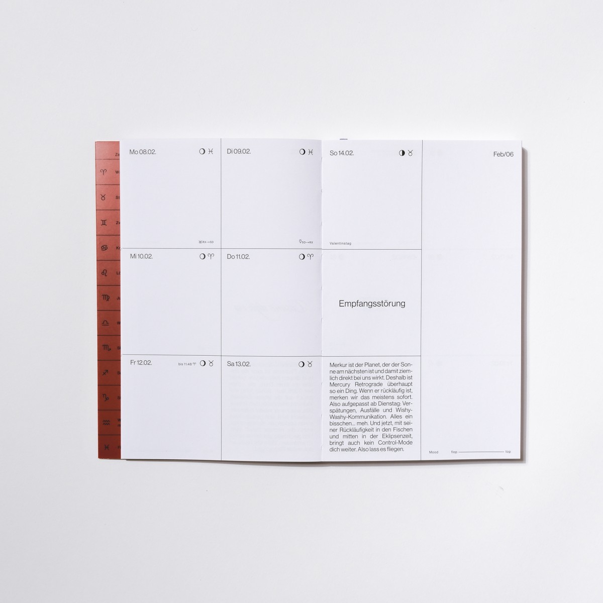 Mondkalender 2027 – Mars Metallic