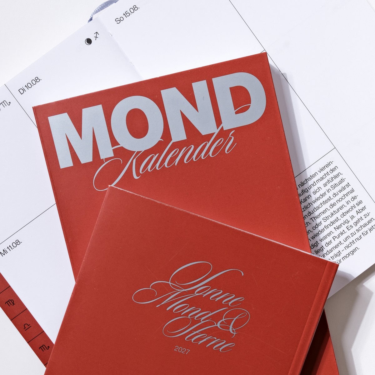 Mondkalender 2027 – Mars Metallic