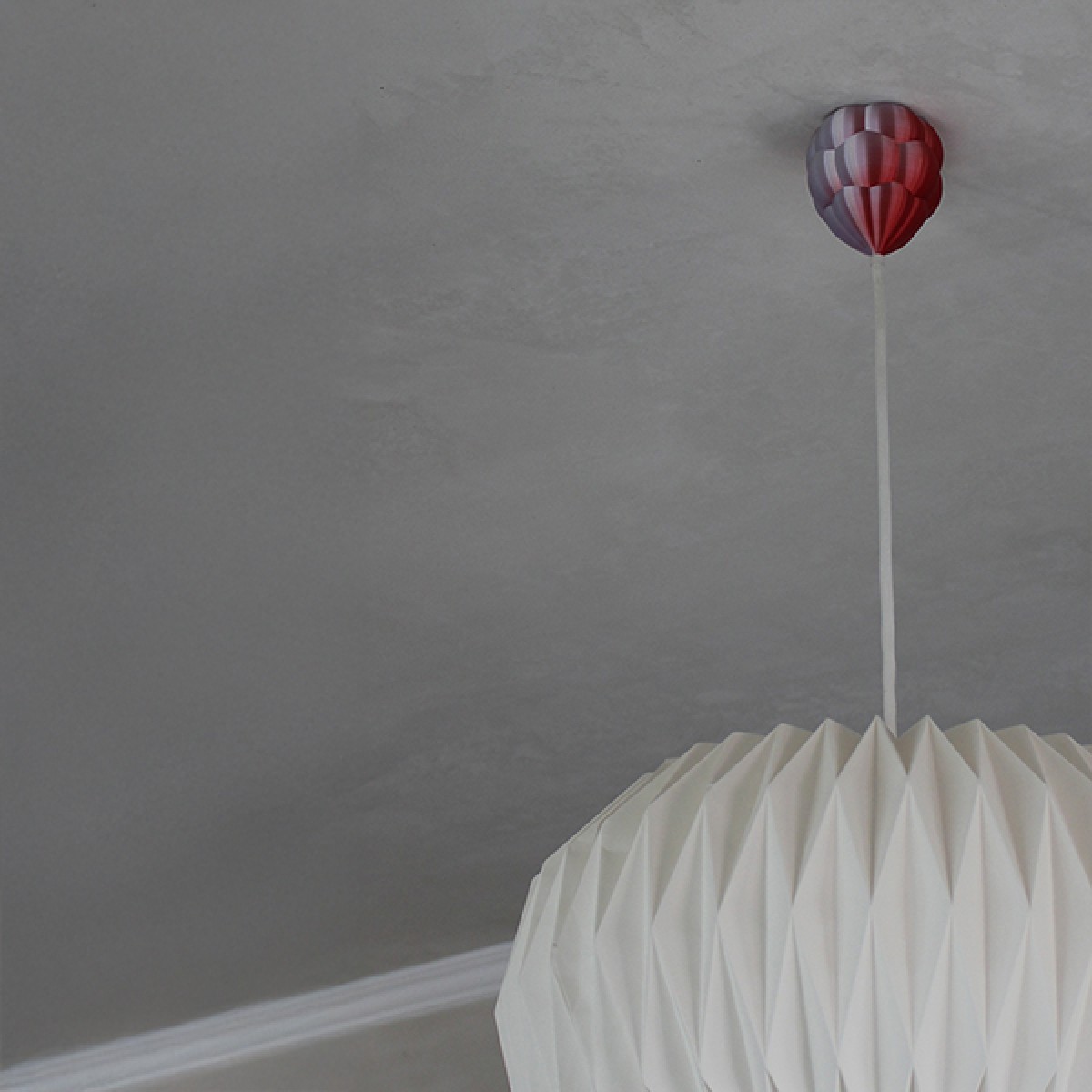 canopie® - Lampenbaldachin – Beere Duo Pink-Silber