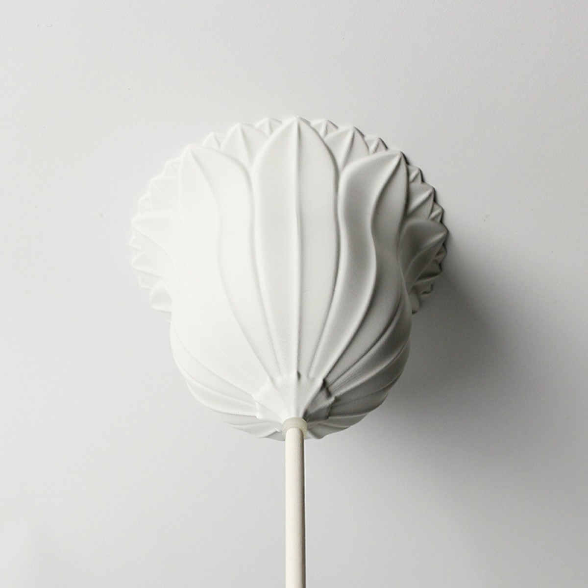 canopie® - Lampenbaldachin – Blüte Nr. 1 Gipsweiß