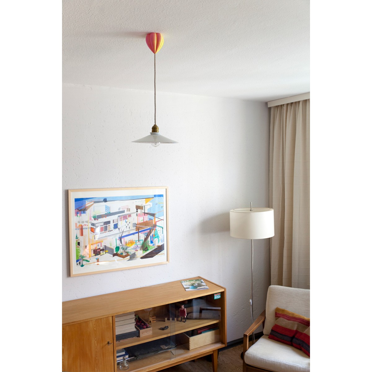 canopie® - Lampenbaldachin – Tulpe Duo Pink-Gelb