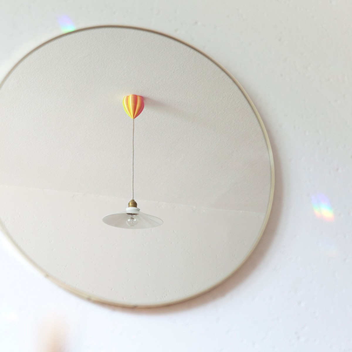 canopie® - Lampenbaldachin – Tulpe Duo Pink-Gelb