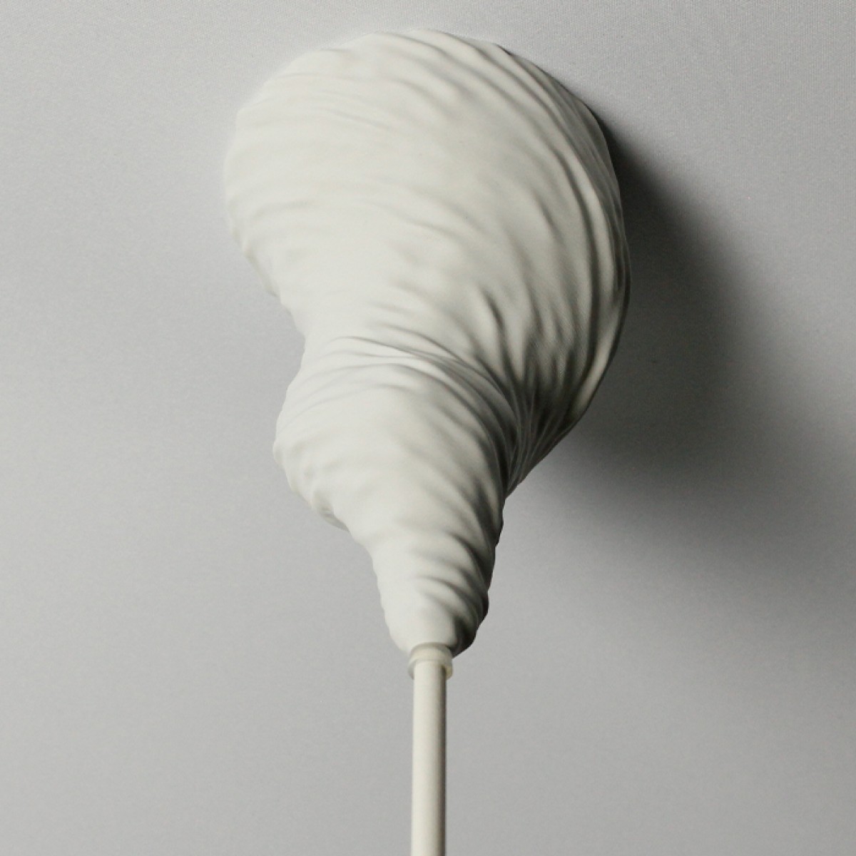 canopie® - Lampenbaldachin – Twister Gipsweiß