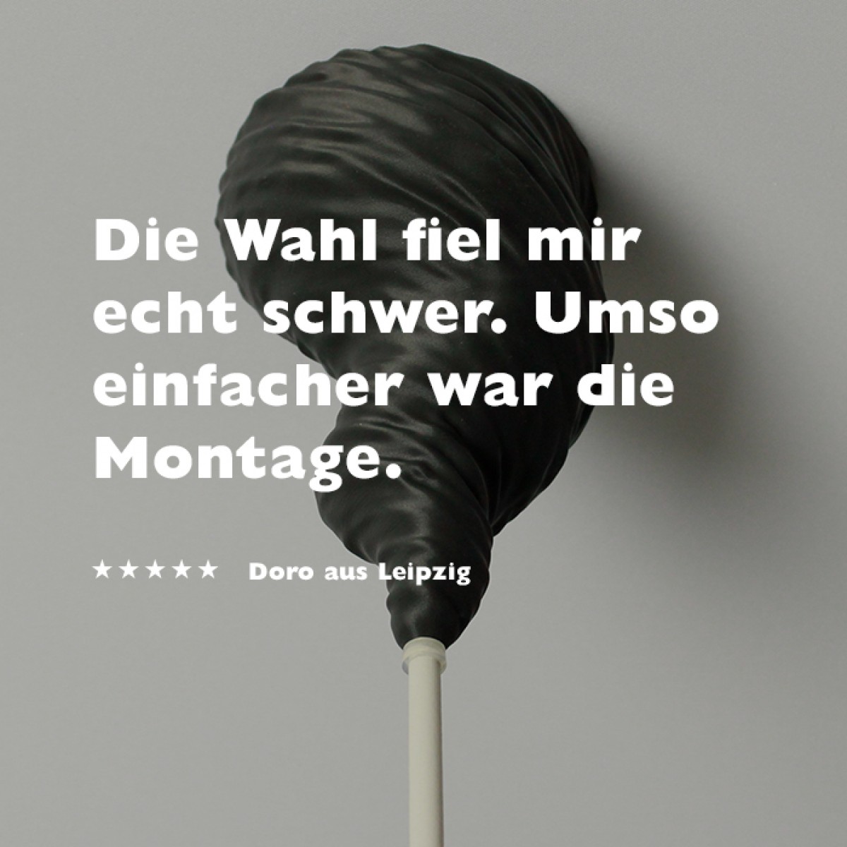 canopie® - Lampenbaldachin – Twister Mattschwarz