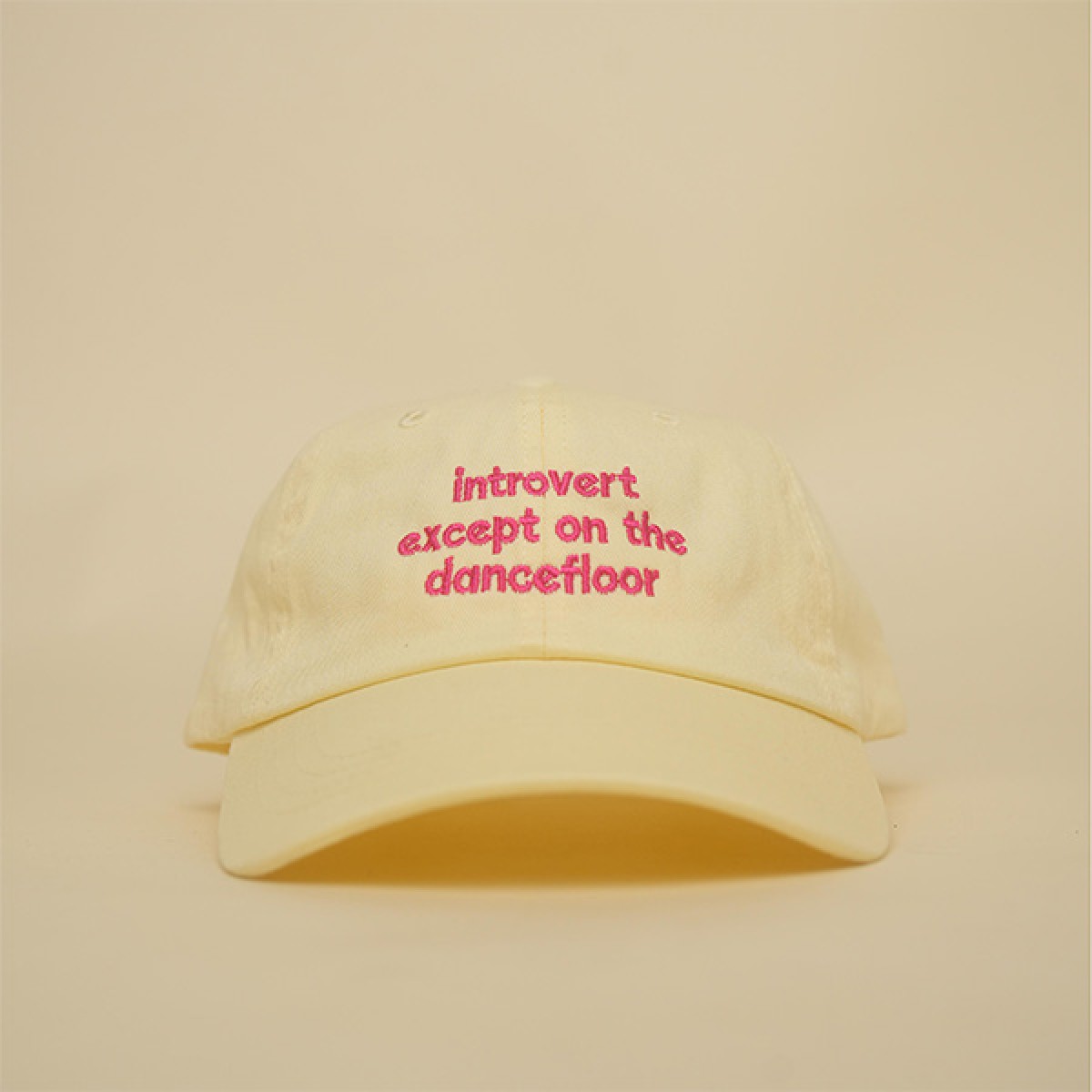 annieannie cap - introvert except on the dancefloor
