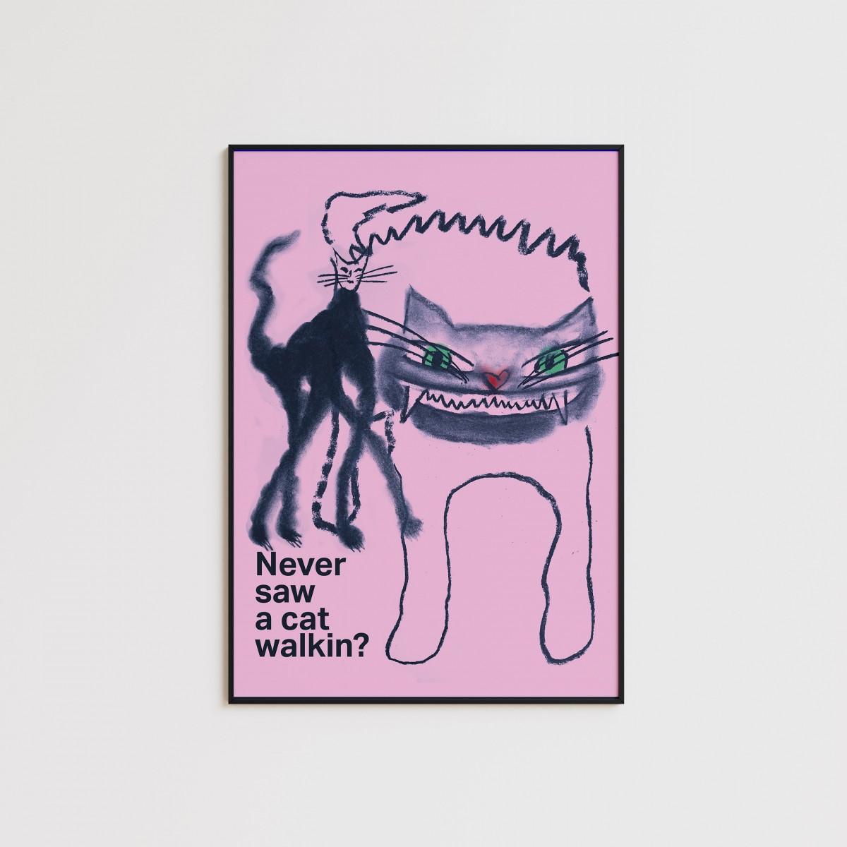 Girls in Motion Catwalk Poster A3