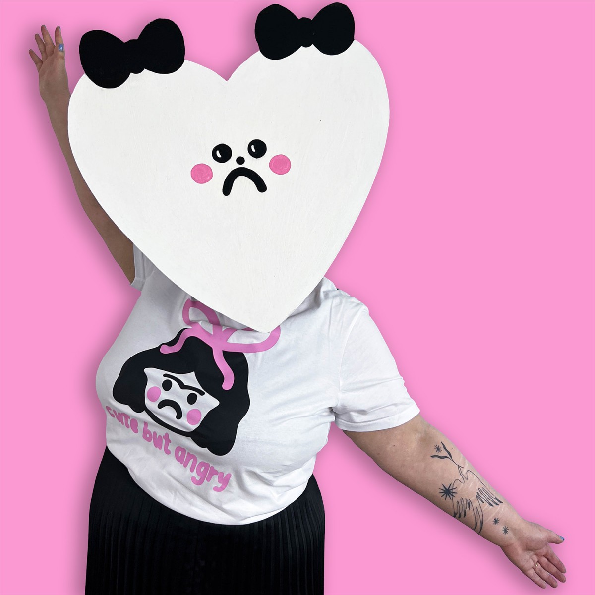 T-Shirt cute but angry ✿ Jenne Grassmann