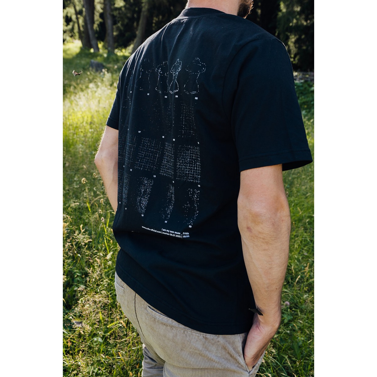 Nachhaltiges Unisex T-Shirt 'Muse' mit Print