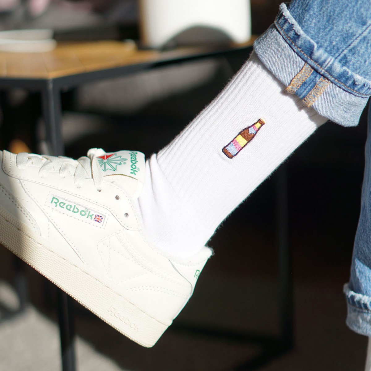 Cola Mix | Bestickte Bio Baumwoll Socken | Fashion Drinks