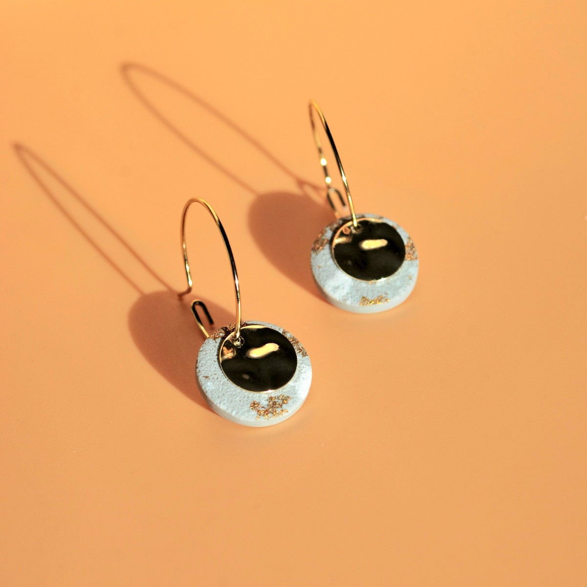  Minimalistische Creolen | 18K vergoldet | Santoclay