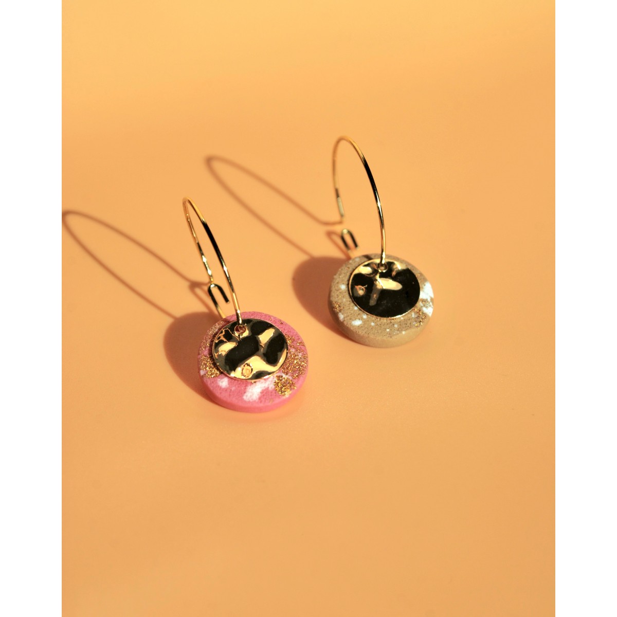 Minimalistische Creolen | 18K vergoldet | Santoclay