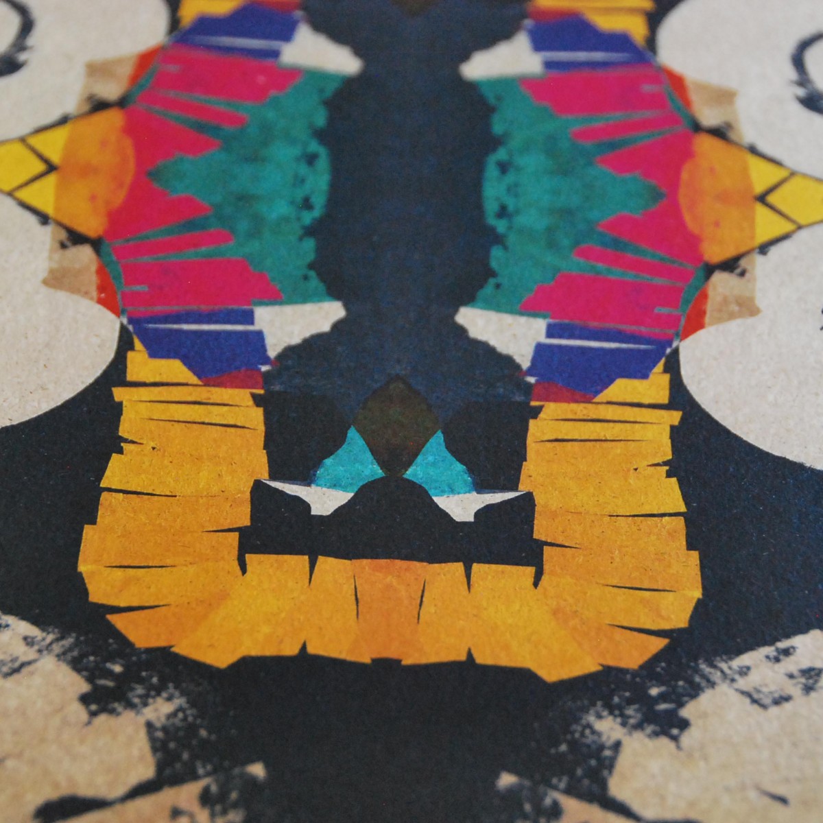 formwiese - »Mosaik Nr.2« (A3 Poster, Graspapier, abstrakt)