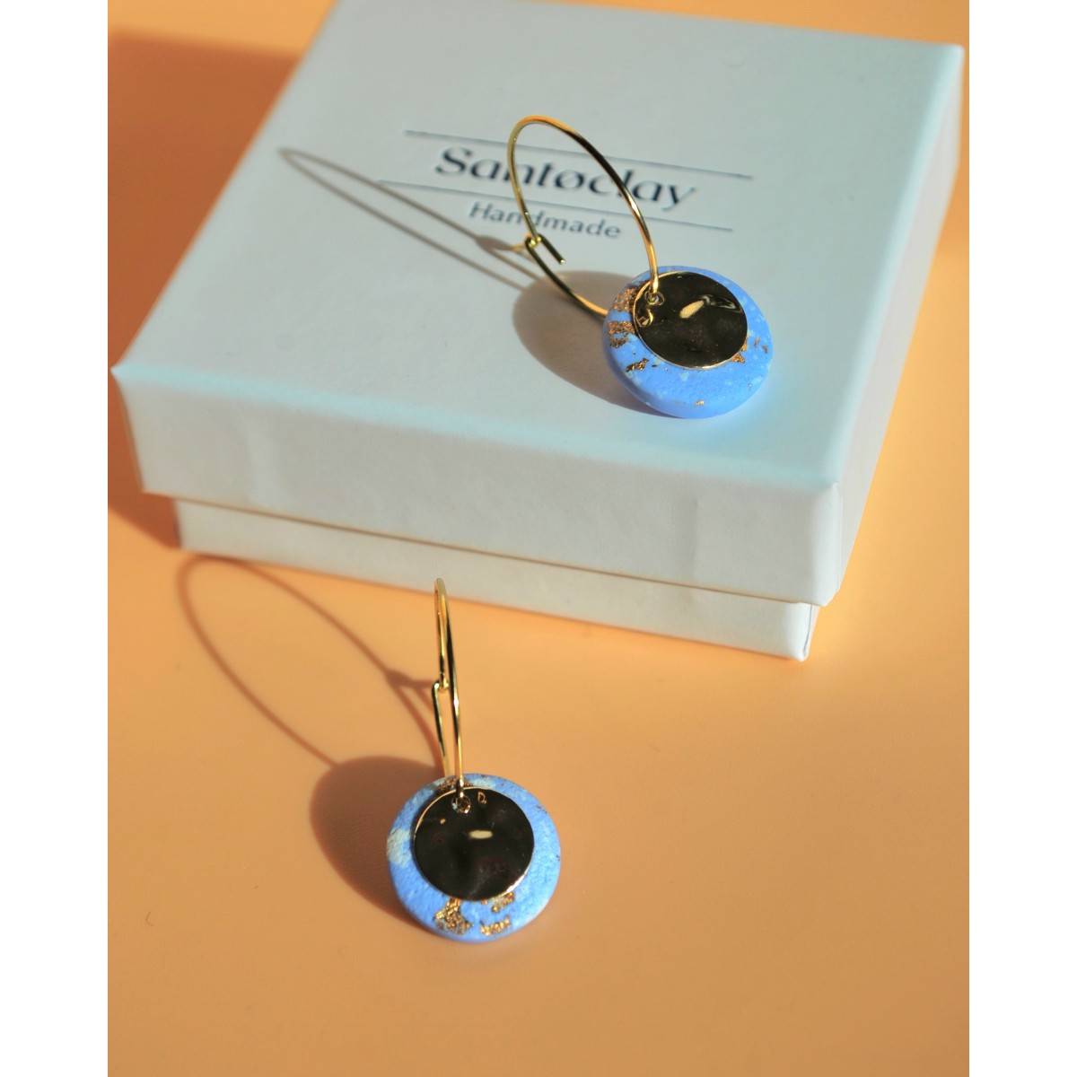 Minimalistische Creolen | 18K vergoldet | Santoclay