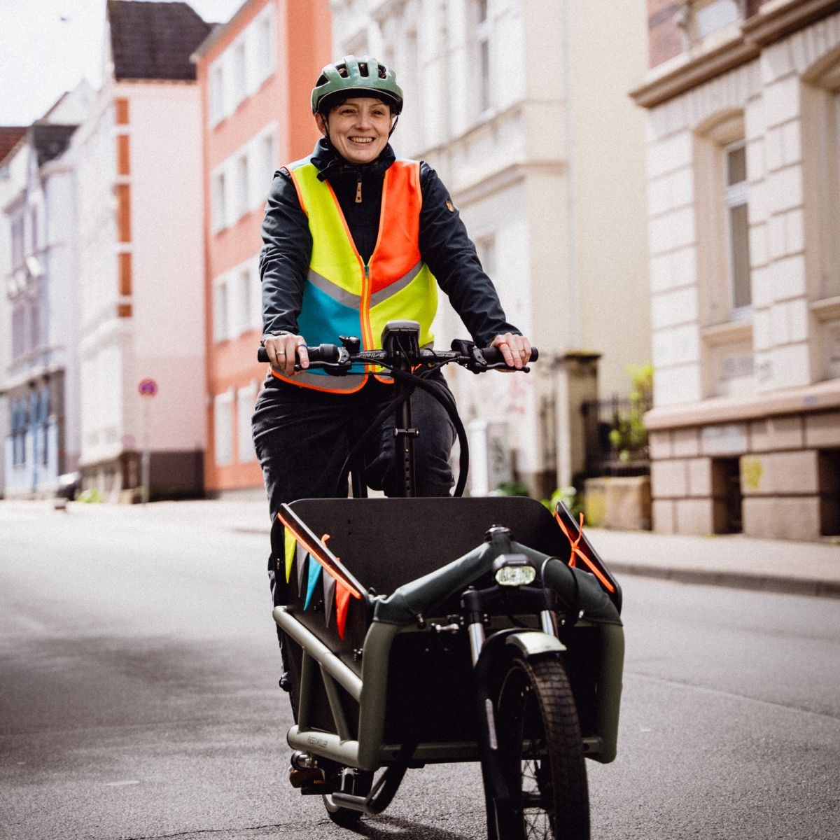 Fahrrad Warnweste Bunter Hund - antoniaberndt