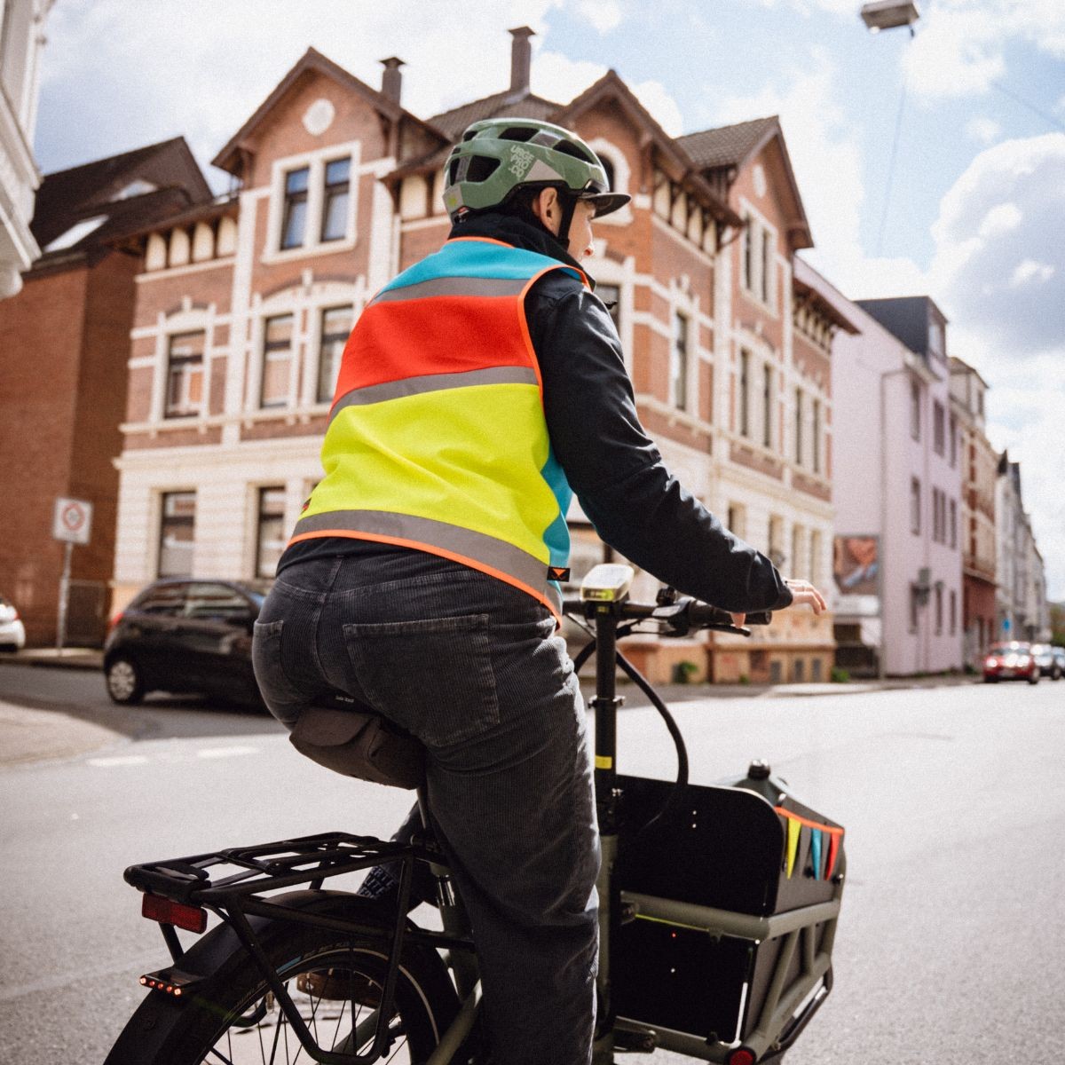 Fahrrad Warnweste Bunter Hund - antoniaberndt