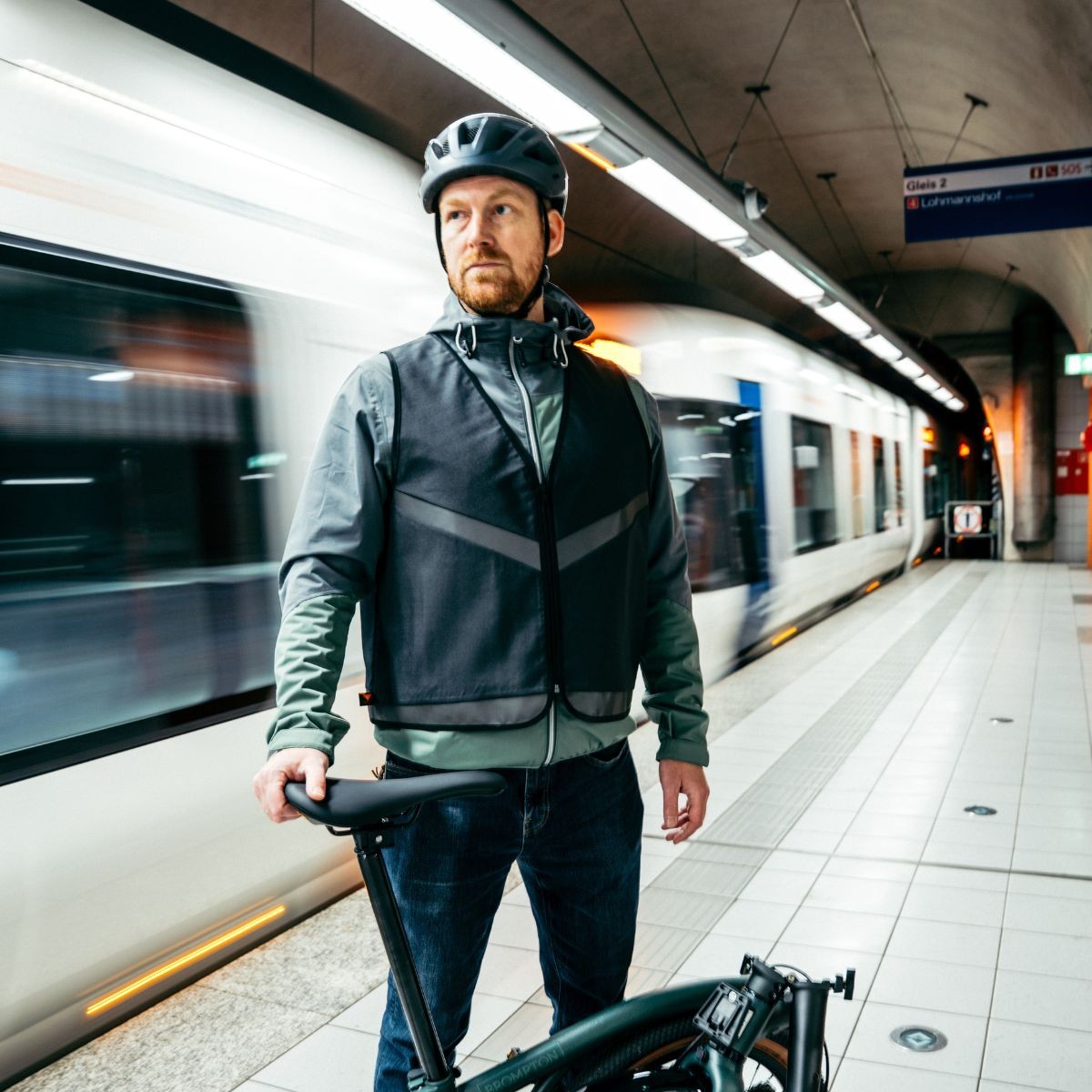 Fahrrad Warnweste schwarz - antoniaberndt