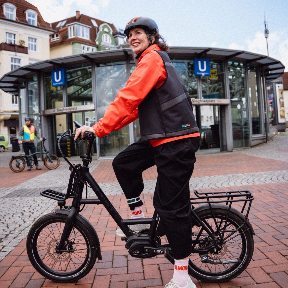 Fahrrad Warnweste schwarz - antoniaberndt