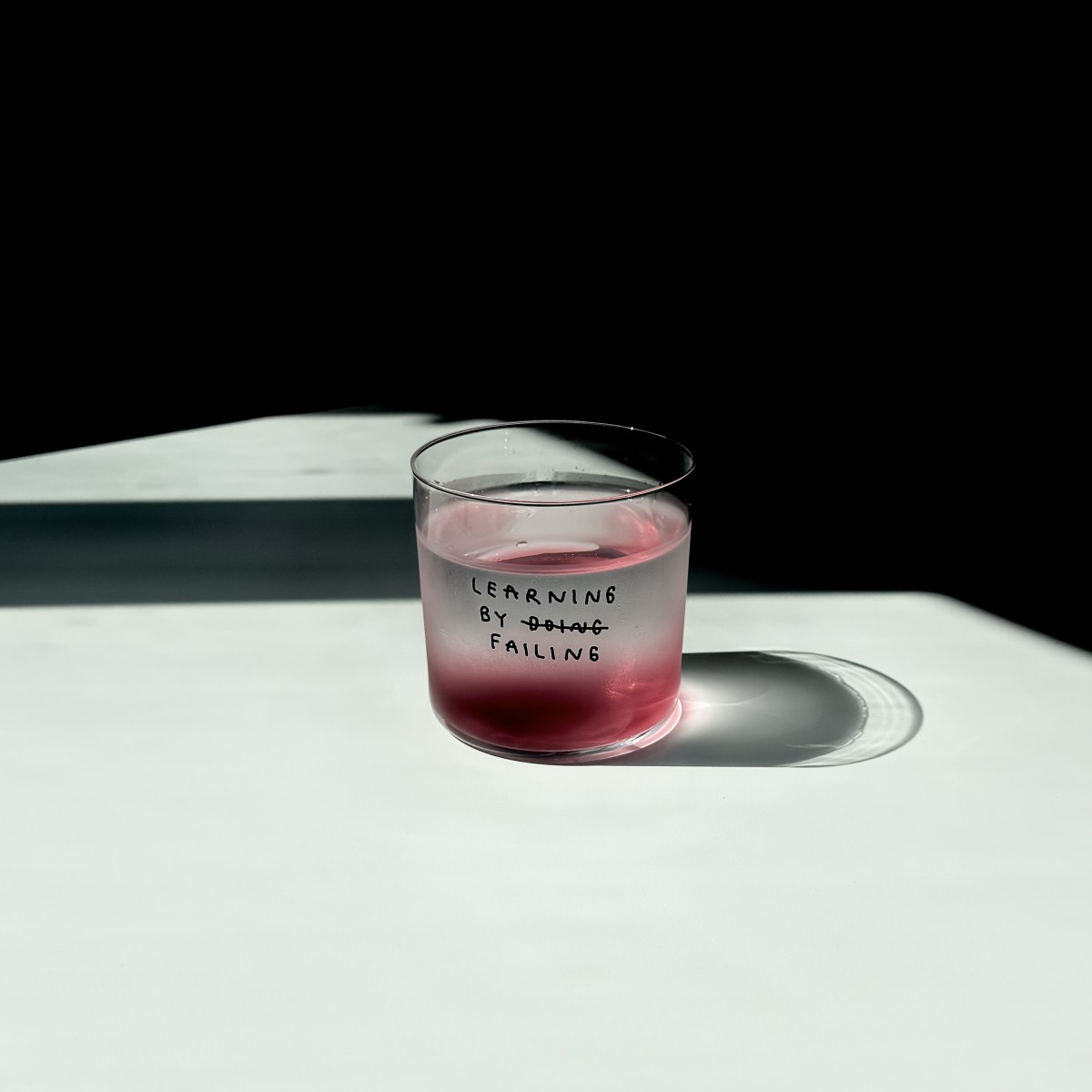 Learning by failing - Glas - yahya studio, johanna schwarzer