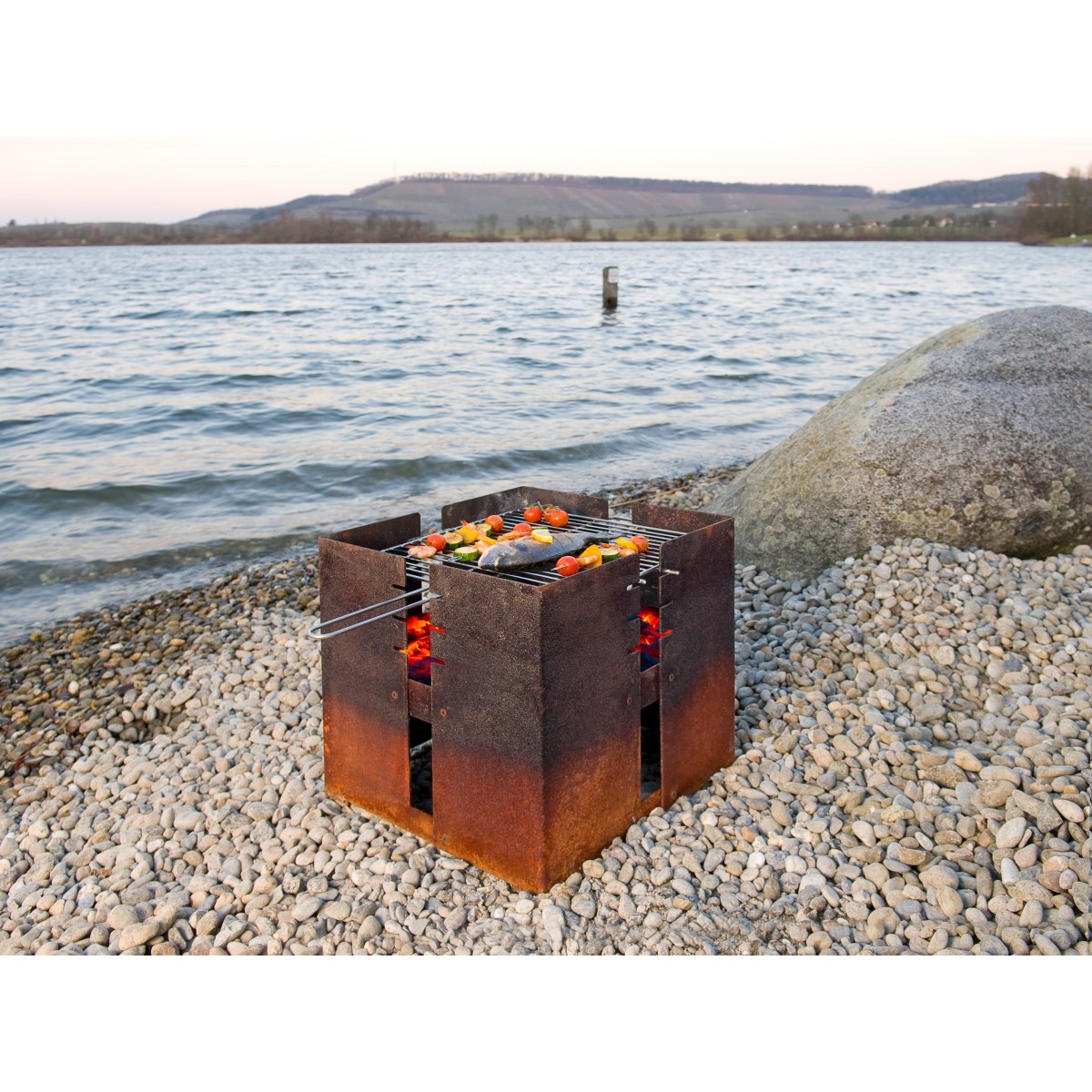 Keilbach Feuerstelle fidibus, 45x45x45cm, 