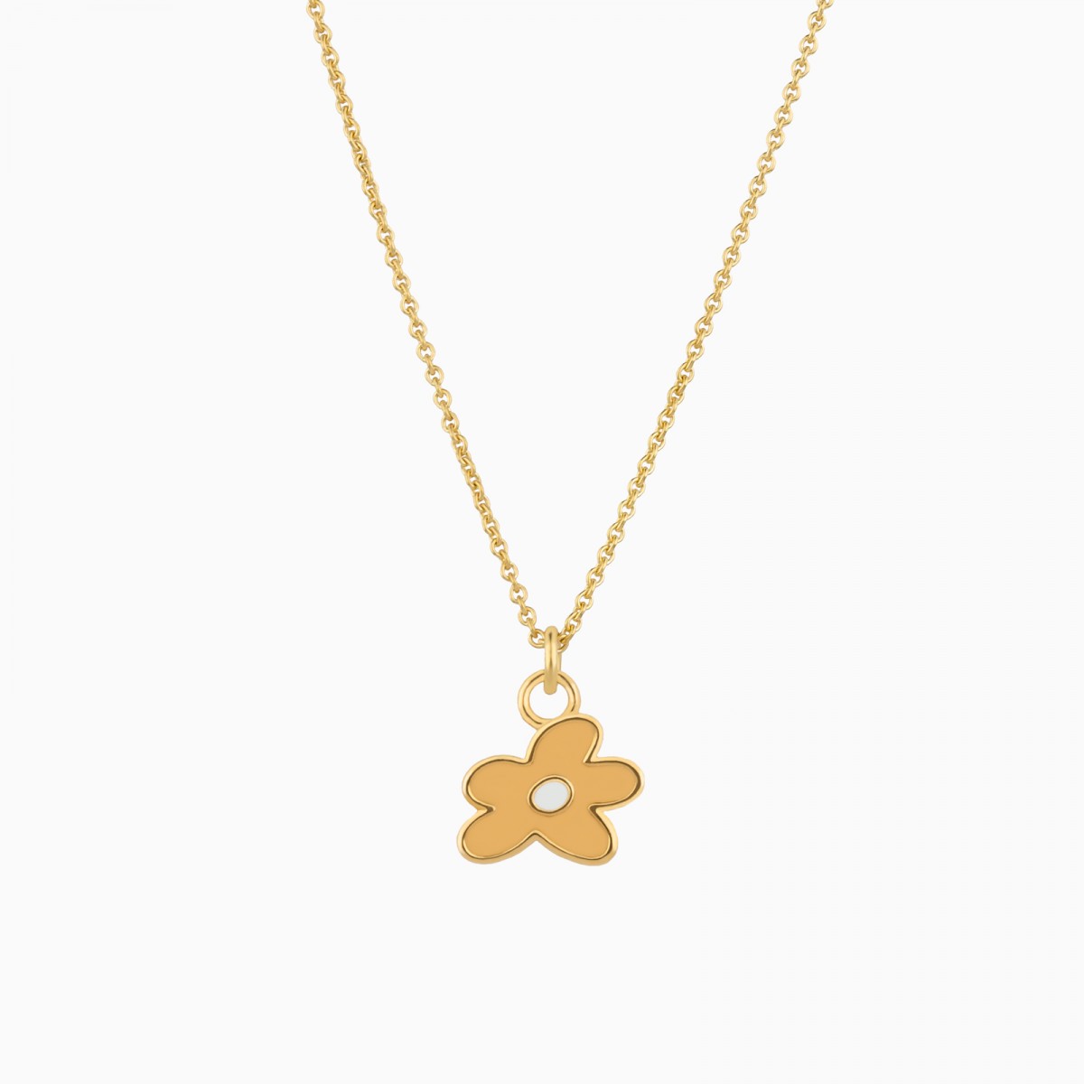 Blumen Halskette aus Gold Vermeil | Paeoni Colors