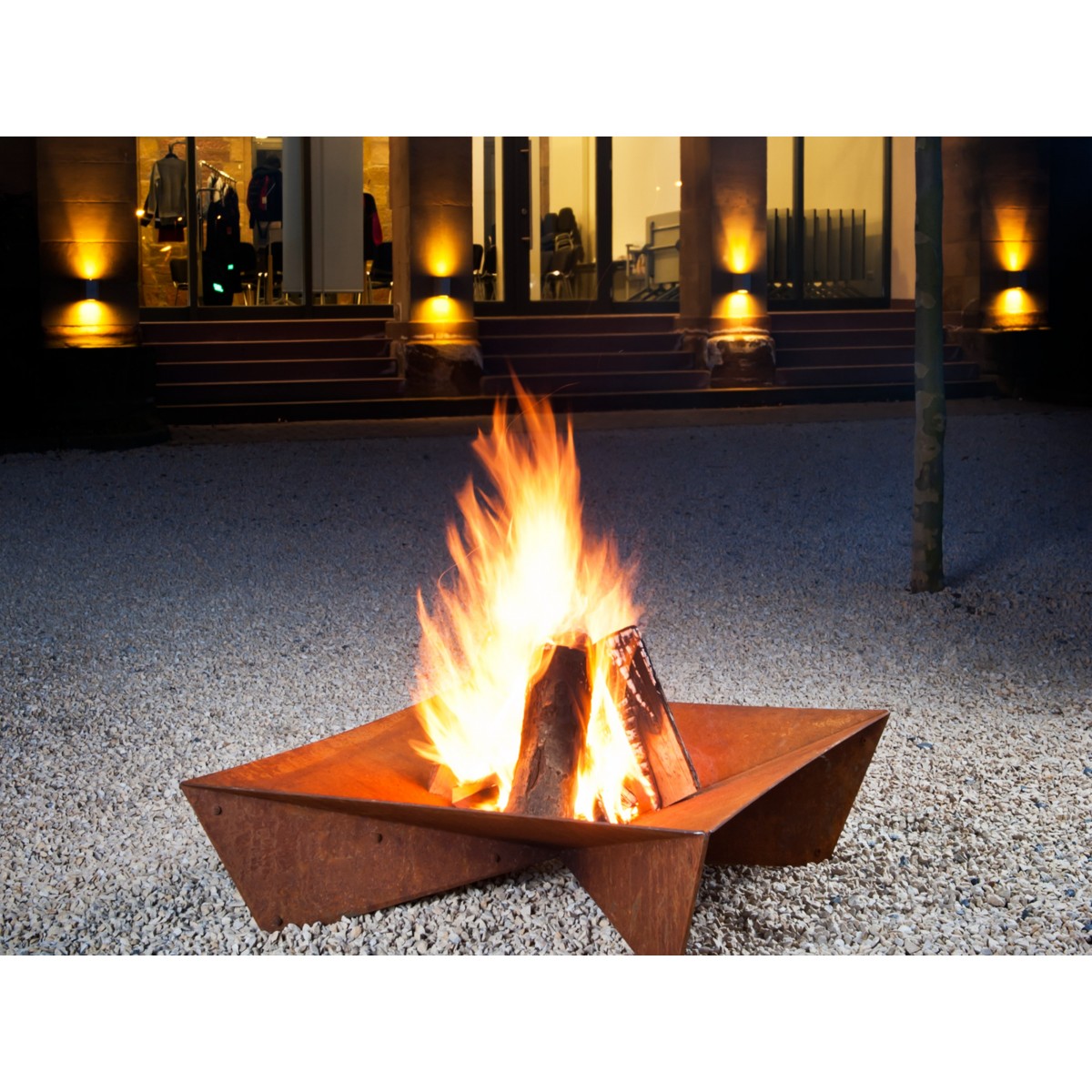 Keilbach Feuerschale fluxus-grande 120 x 120 x 33 cm