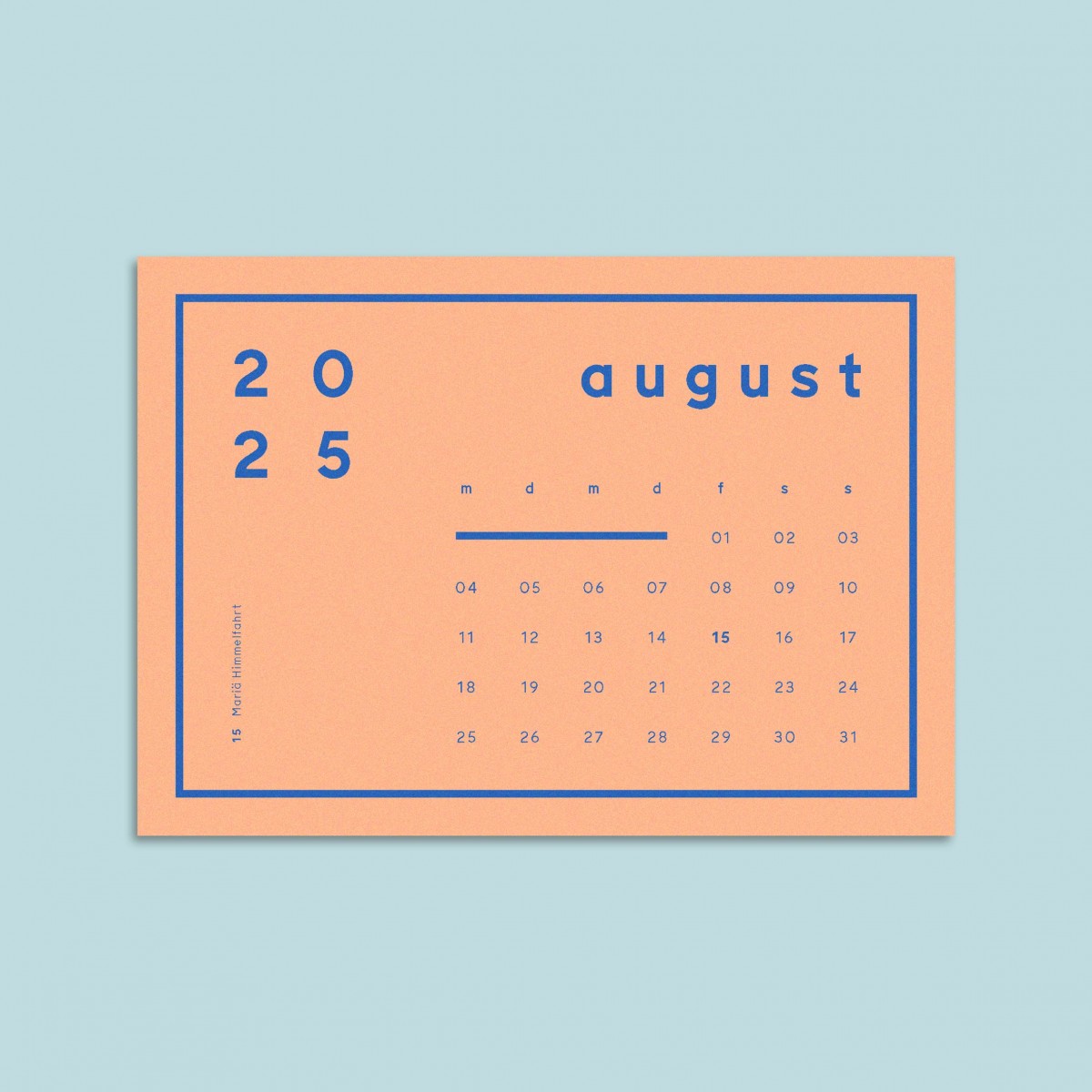 Postkartenkalender Nr. 01 inkl. Kartenhalter aus Holz / ab sofort / Frau Rippe