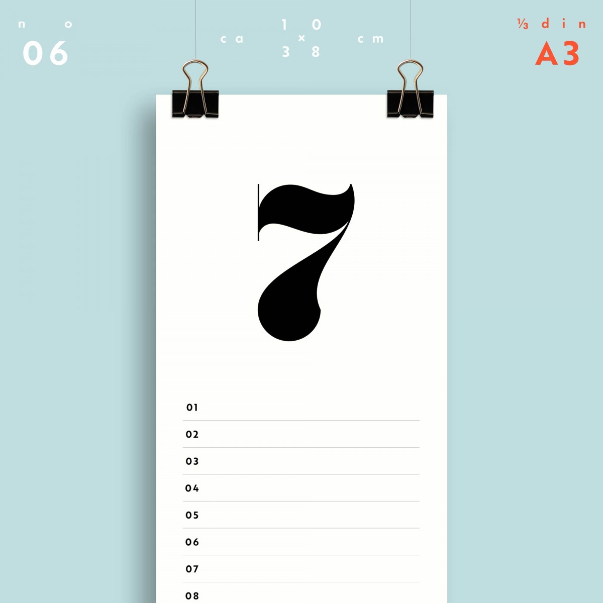 Geburtstagskalender Nr. 06 / immerwährend / frau rippe