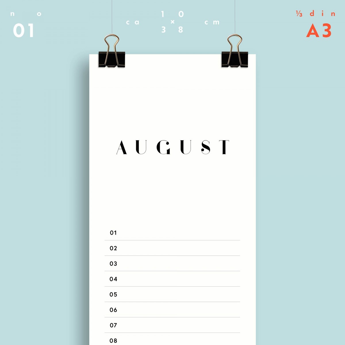 Geburtstagskalender Nr. 01 / immerwährend / frau rippe