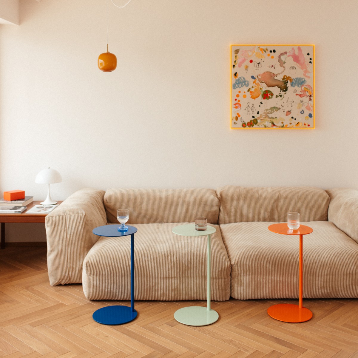 Einig Studio - Beistelltisch Blau