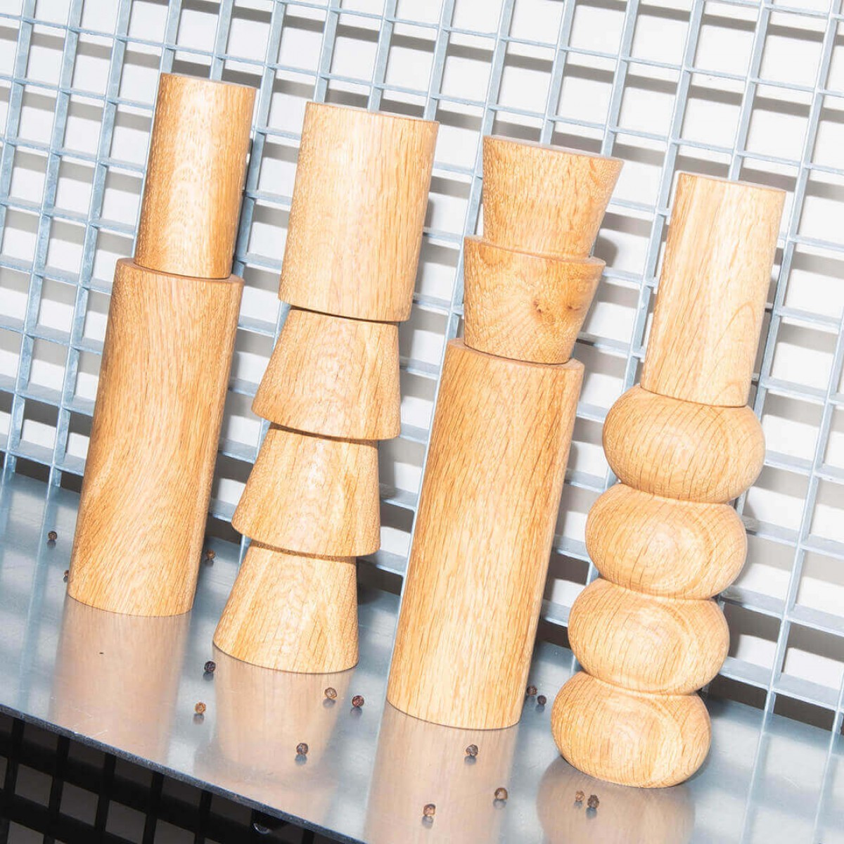 Gewürzmühle | kugelig unten | rundund